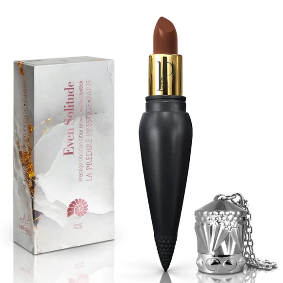 Even Solitude Prestige Obsidian Otter Brown Matte Lipstick